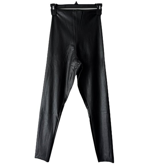 🆕 90 Degree by Reflex Leatherette Super High Rise Leggings - Picture 7 of 7